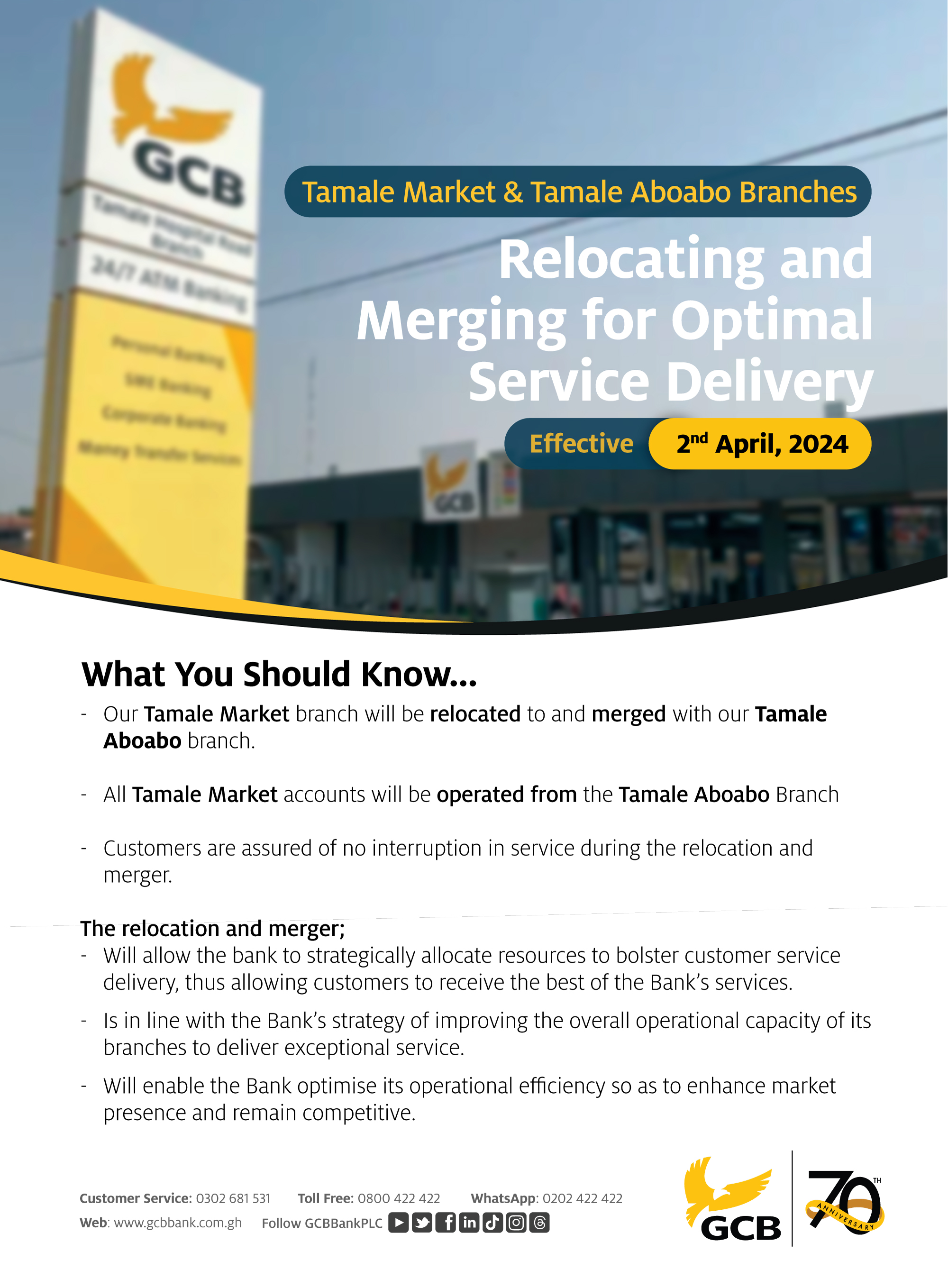 Relocating & Merging For Optimal Service Delivery