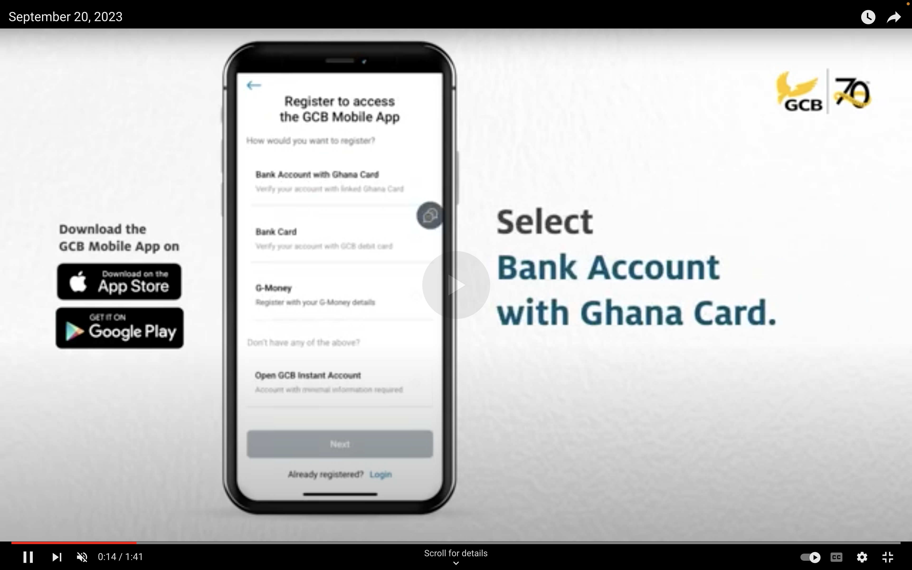 How To Register Using Your Bank Account and Ghana Card