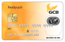 GCB Readycash Debit Card