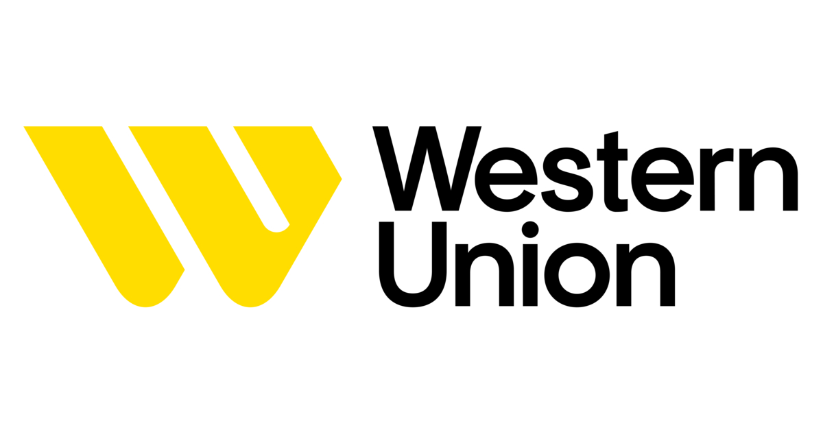 WesternUnion primarylockup Yellow blk